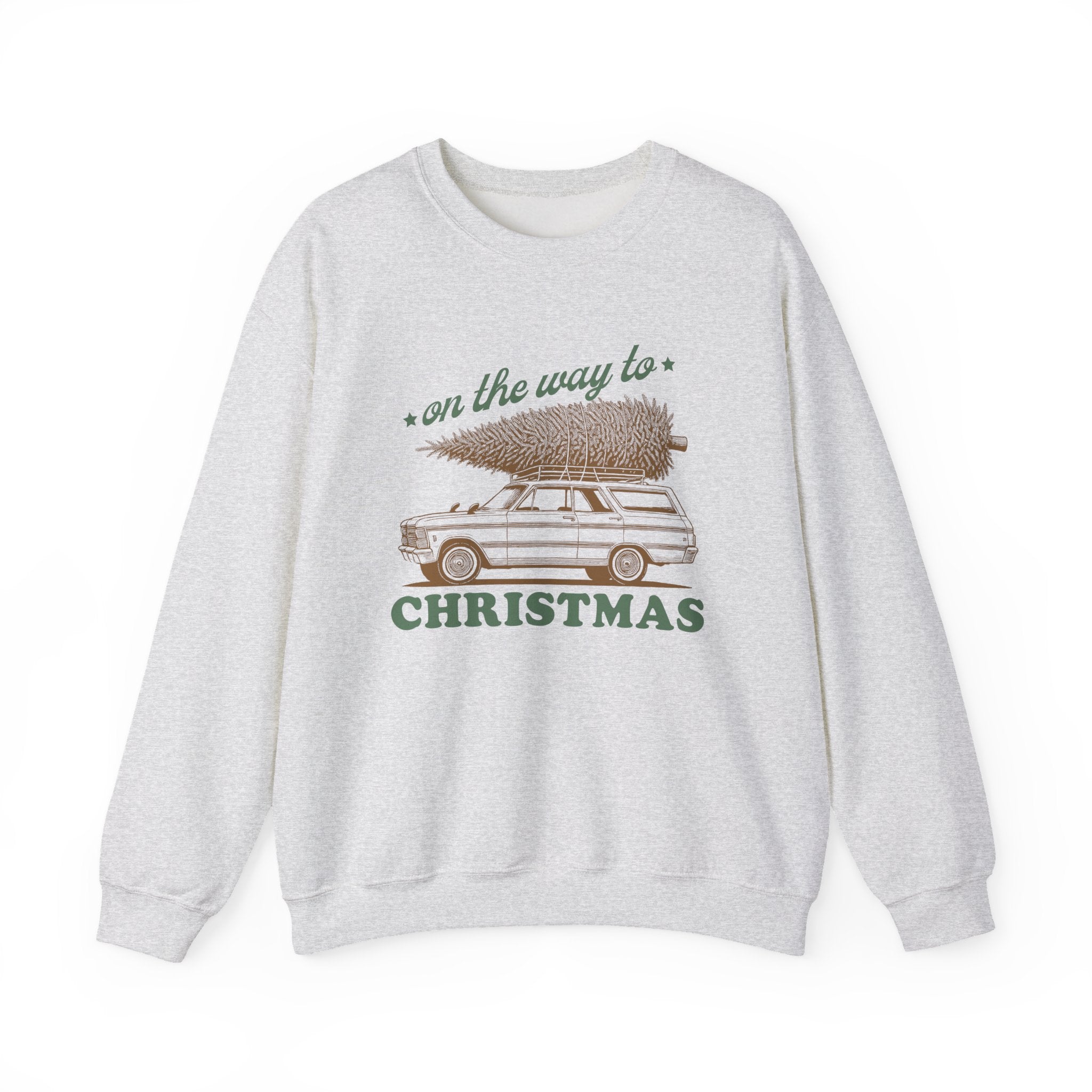 On The Way To Christmas, Xmas Sweatshirt, Family Christmas by PopCultureByDesign36