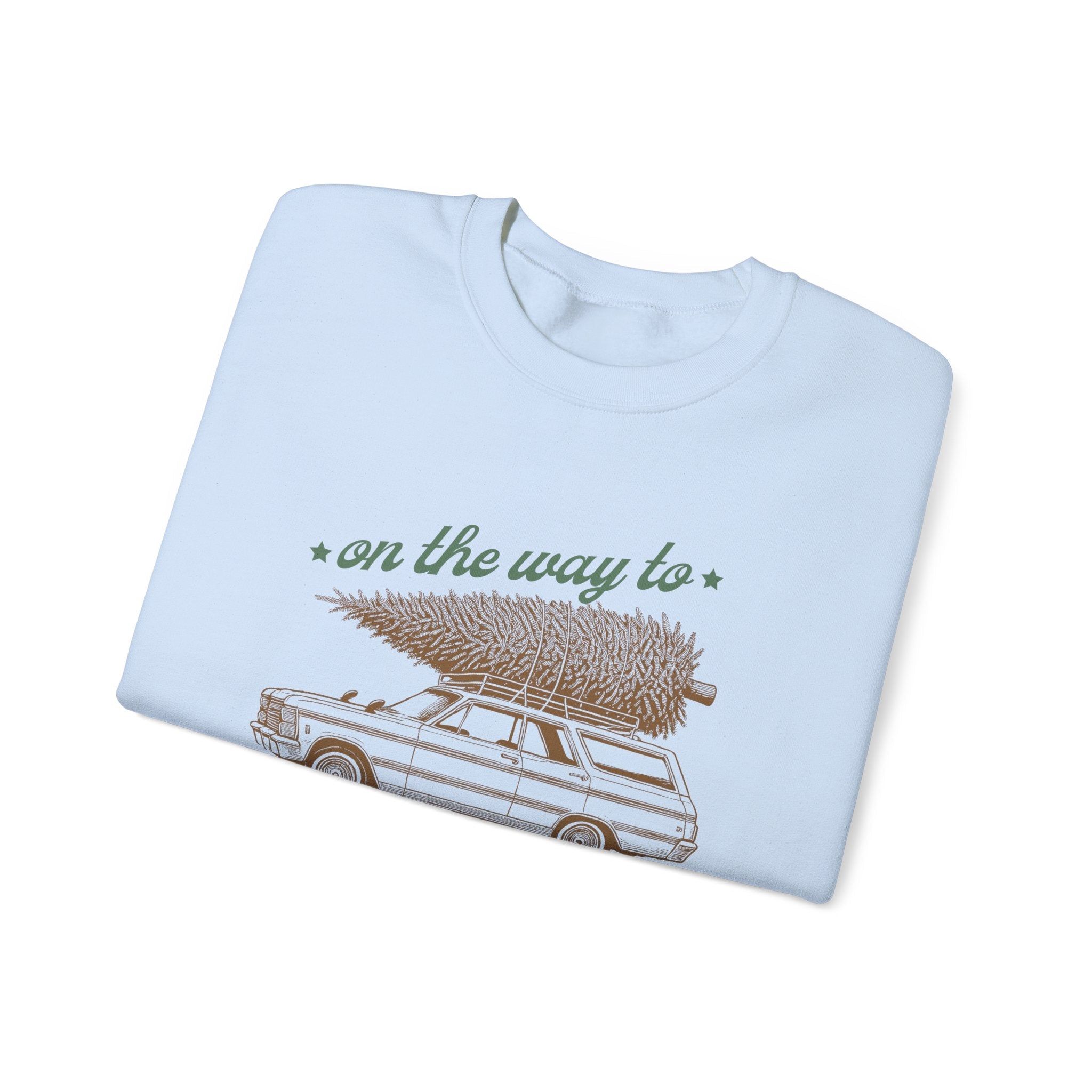 On The Way To Christmas, Xmas Sweatshirt, Family Christmas by PopCultureByDesign36