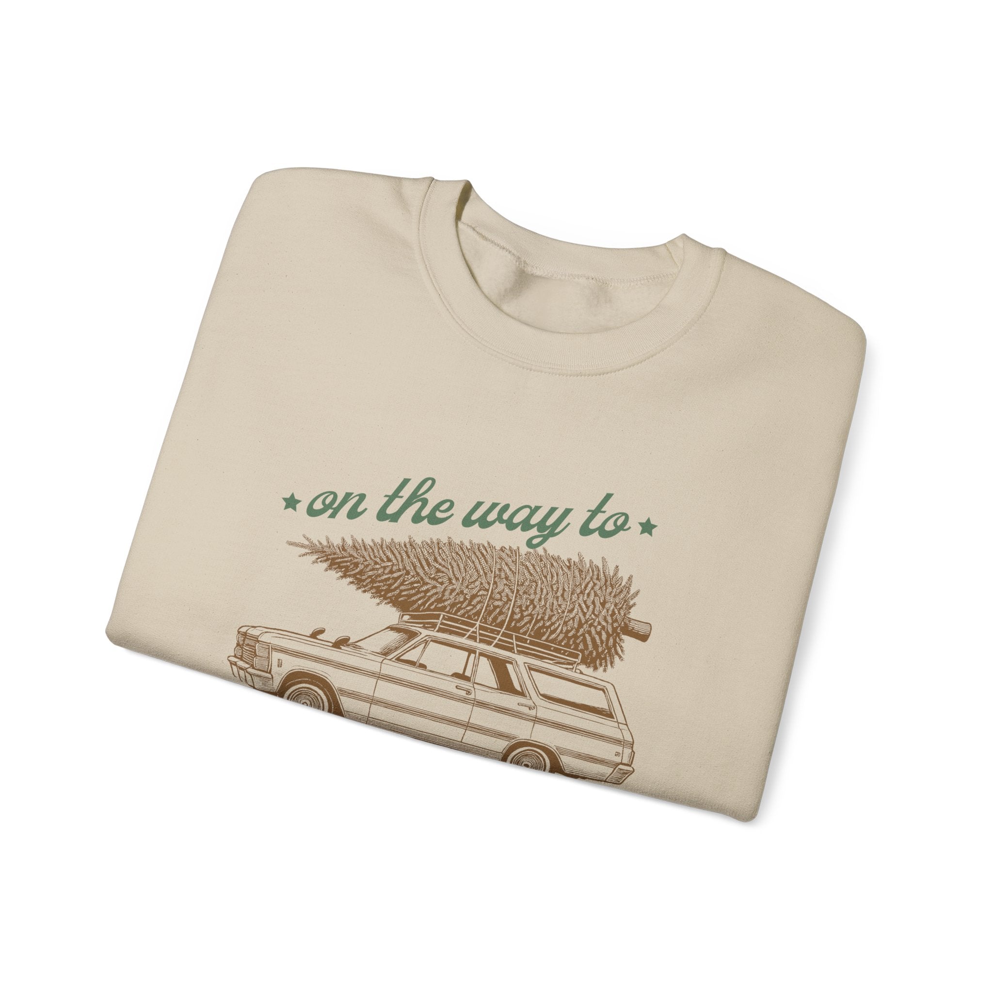 On The Way To Christmas, Xmas Sweatshirt, Family Christmas by PopCultureByDesign36