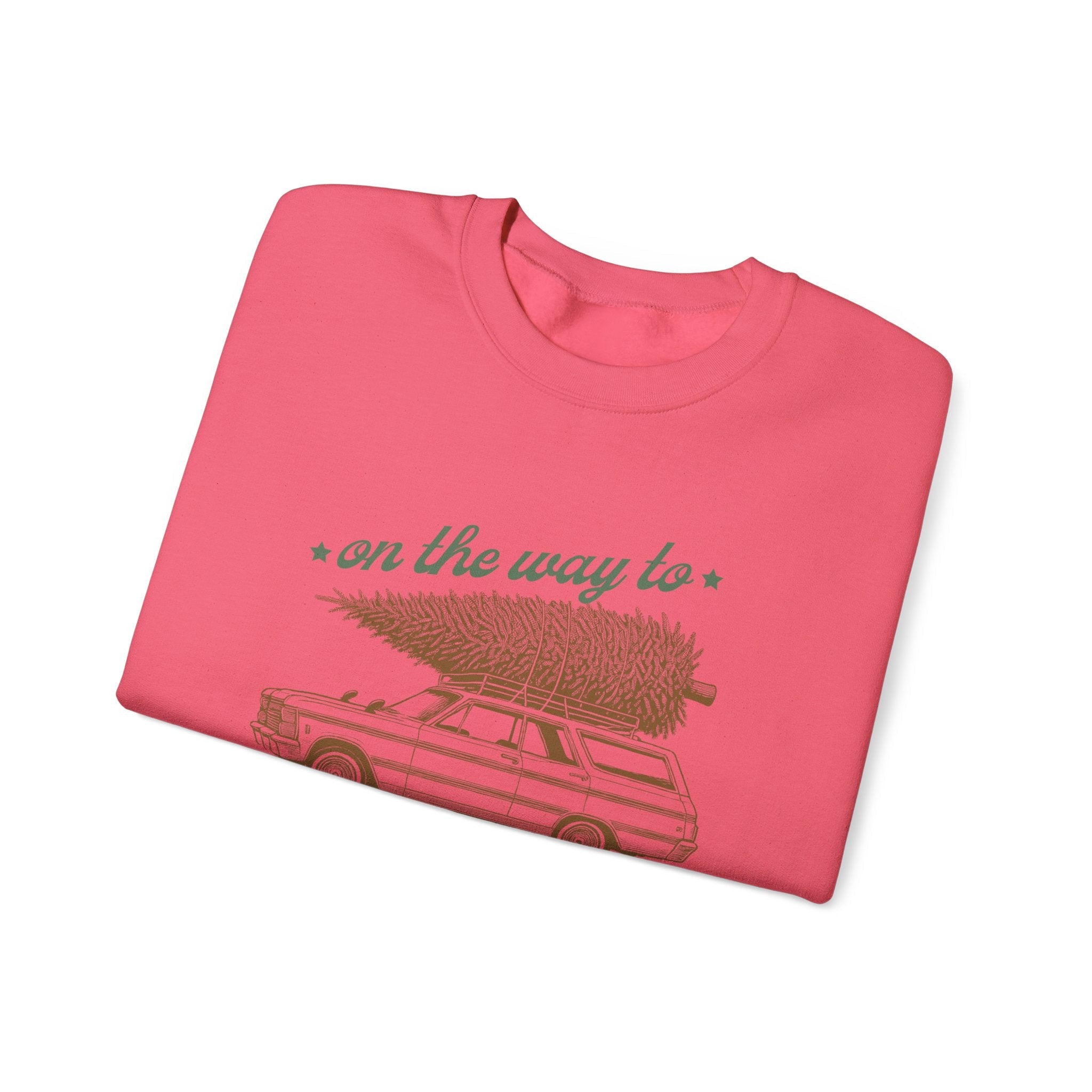 On The Way To Christmas, Xmas Sweatshirt, Family Christmas by PopCultureByDesign36