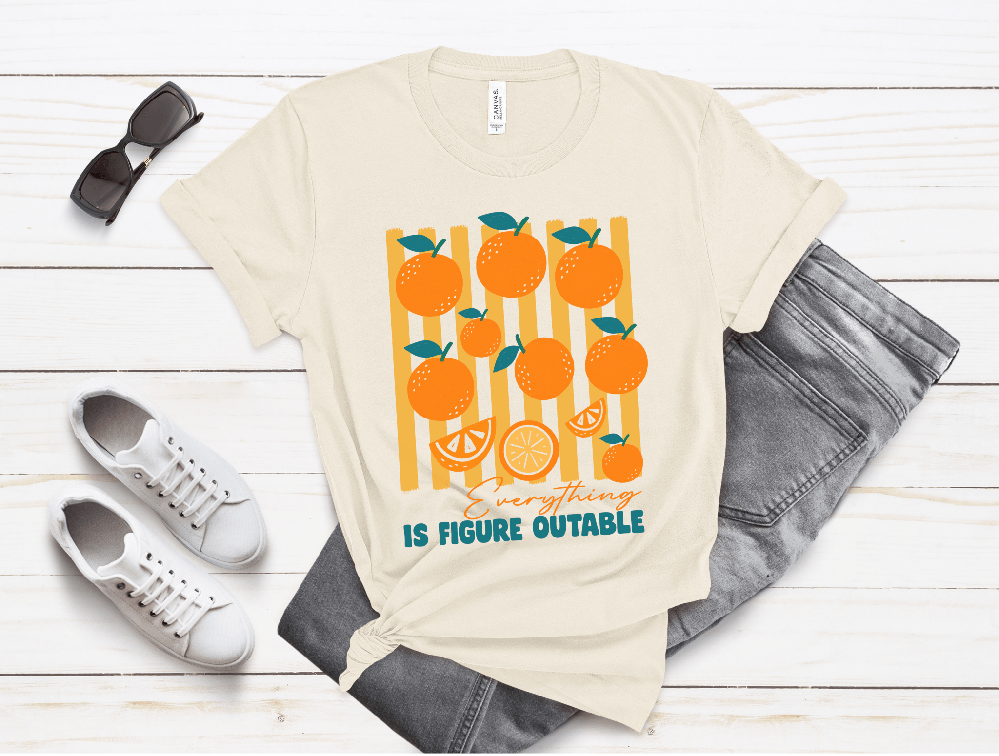 Orange Shirt, Garden Shirt, Farmers Market Tshirt by PopCultureByDesign36
