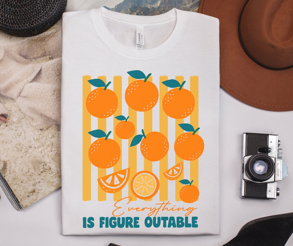Orange Shirt, Garden Shirt, Farmers Market Tshirt by PopCultureByDesign36