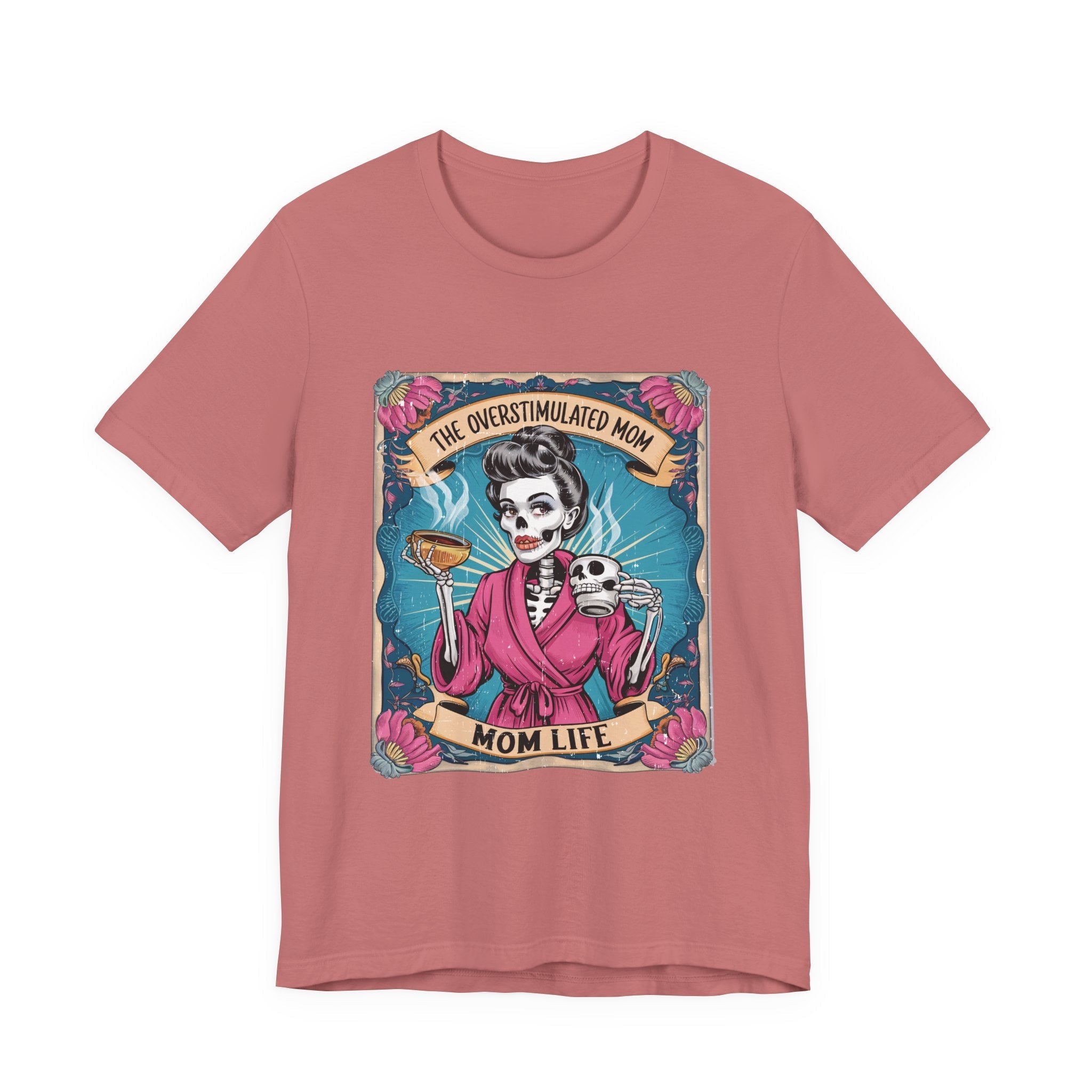 Overstimulate Mom T-shirts, Funny Mom Shirt, Moms Club Tee by PopCultureByDesign36