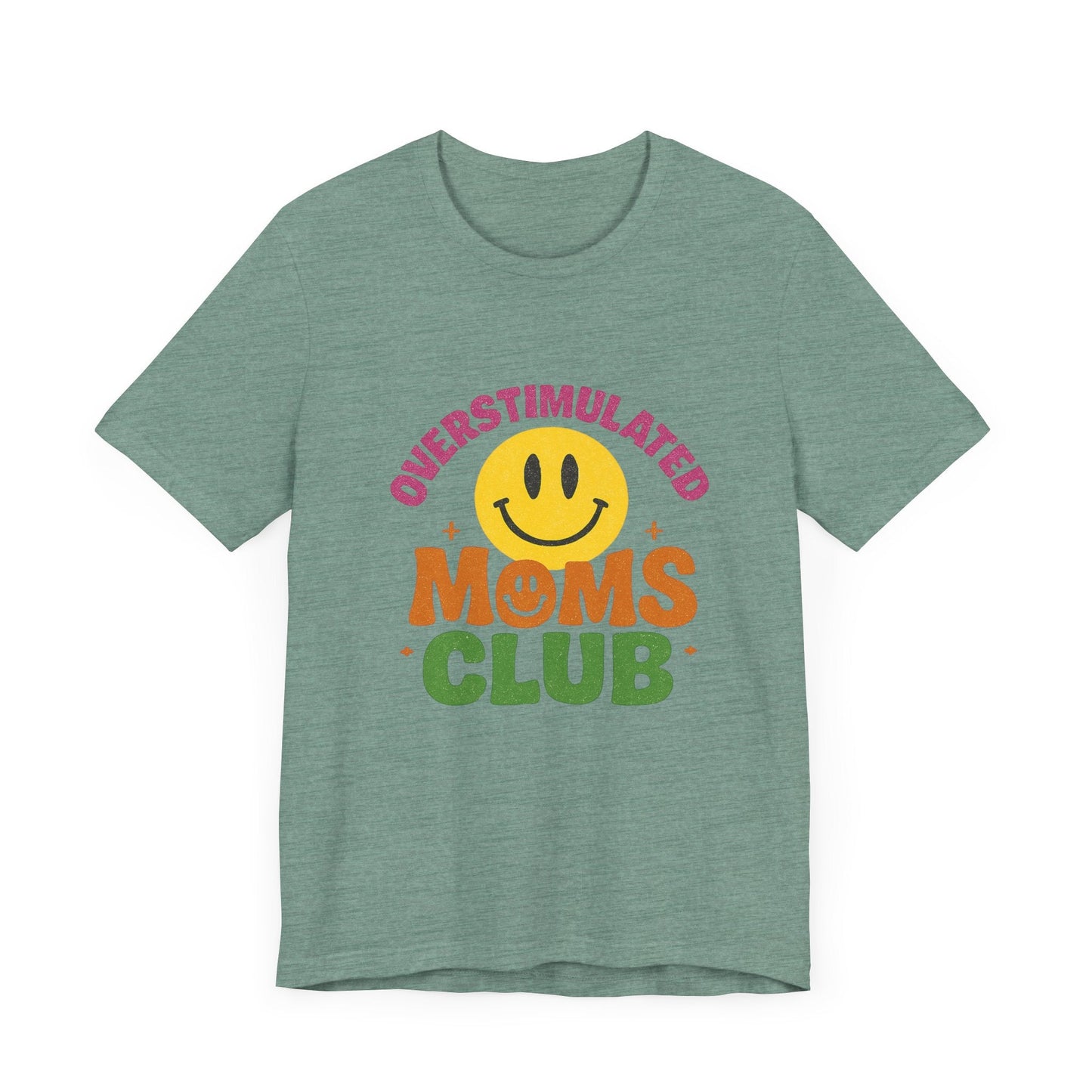 Overstimulated Moms Club Tee, Exhausted Mom T-Shirt, Mom Life Shirt - Popbydesign
