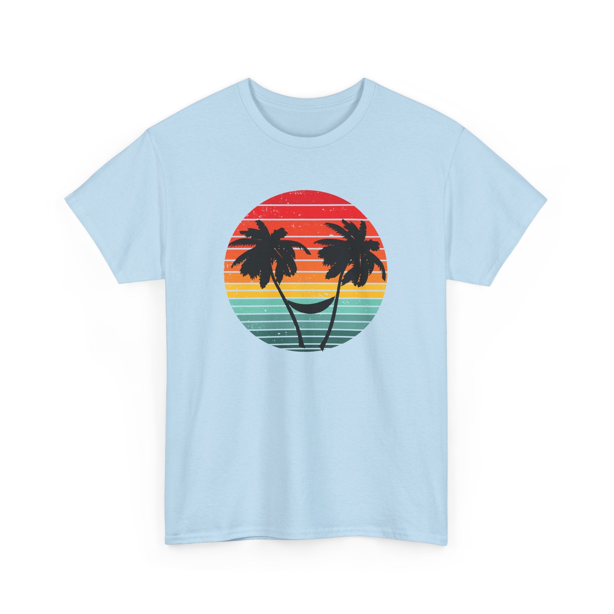 Palm Tree shirt, Beach vibes shirt, Summer tee, Retro sunset by PopCultureByDesign36