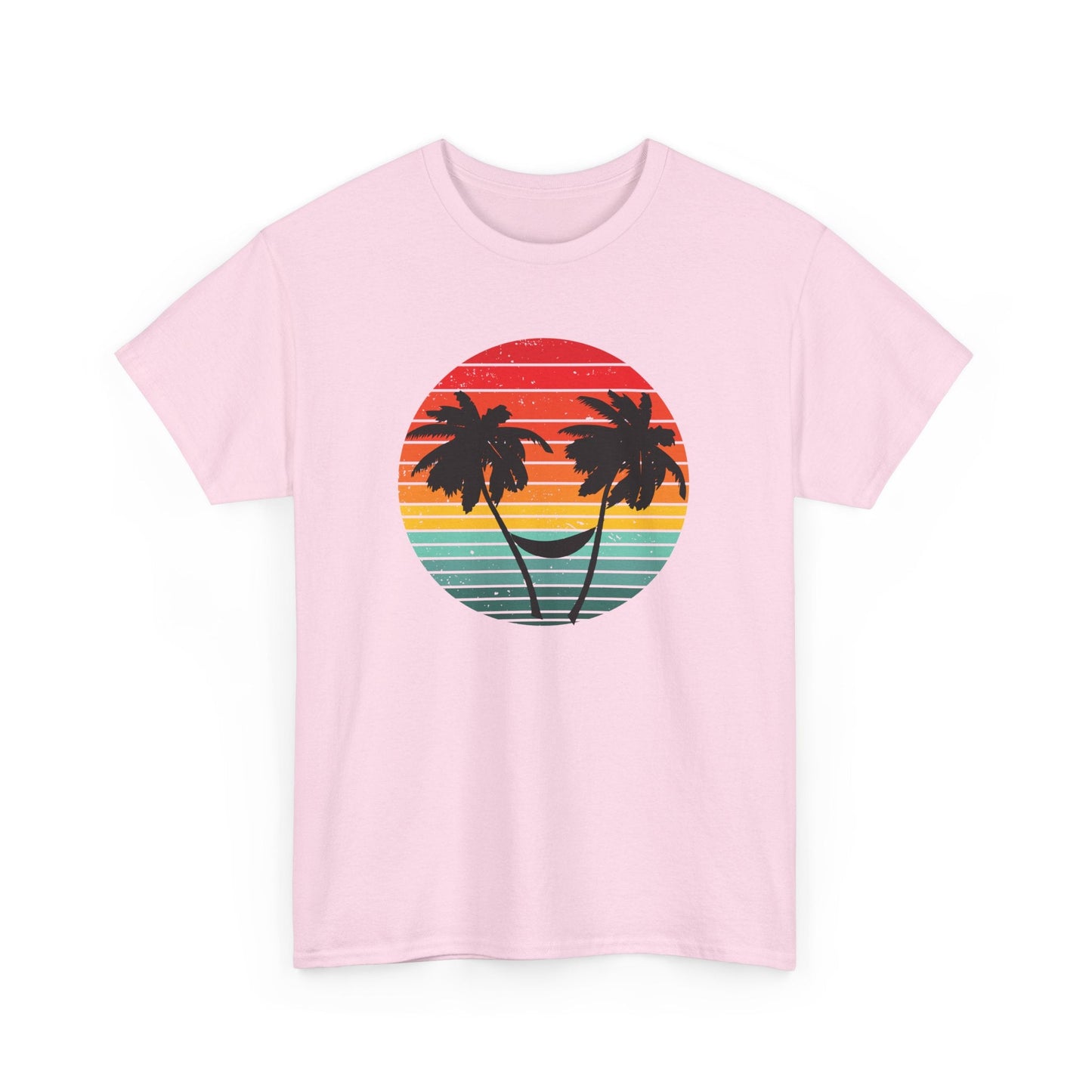 Palm Tree shirt, Beach vibes shirt, Summer tee, Retro sunset - Popbydesign