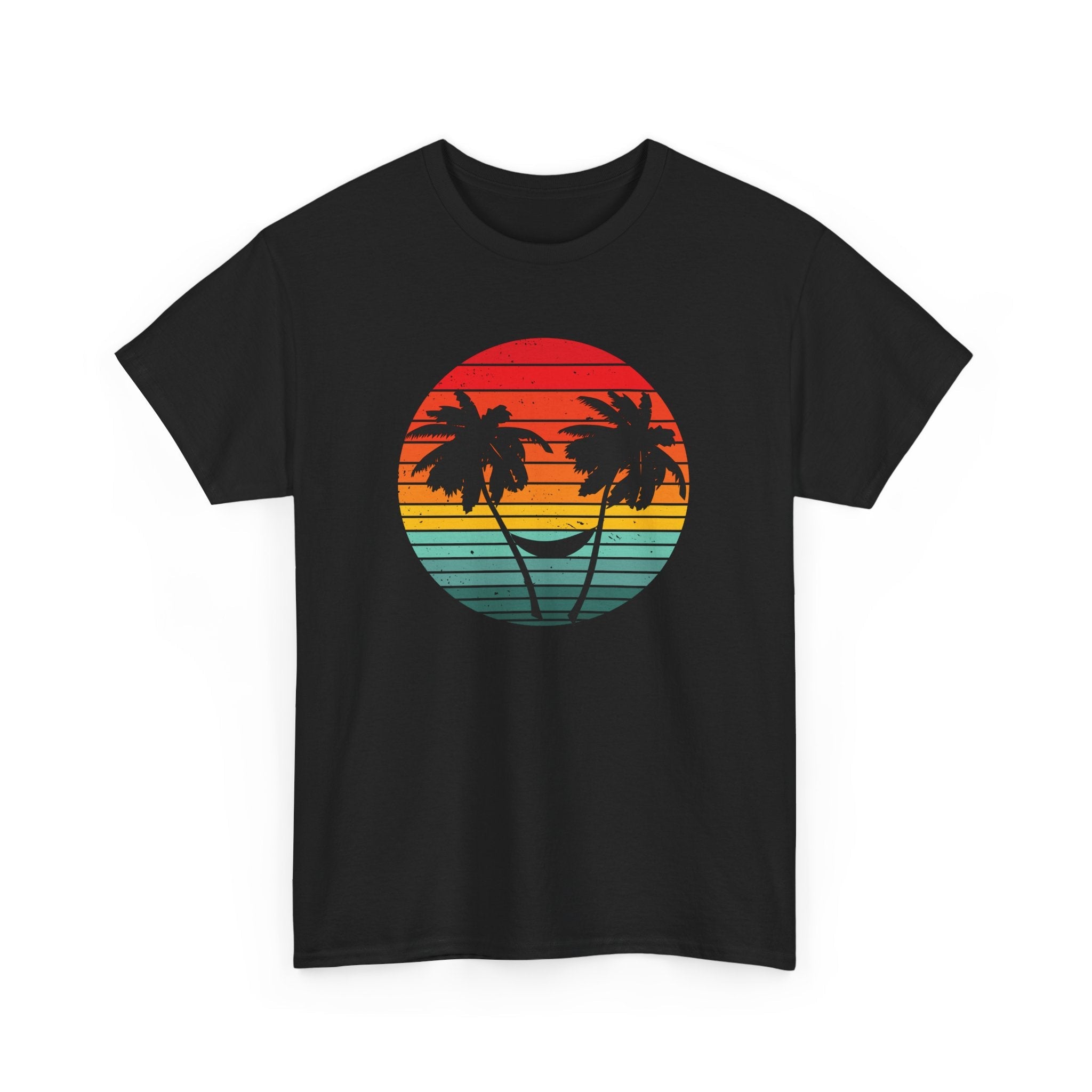 Palm Tree shirt, Beach vibes shirt, Summer tee, Retro sunset by PopCultureByDesign36
