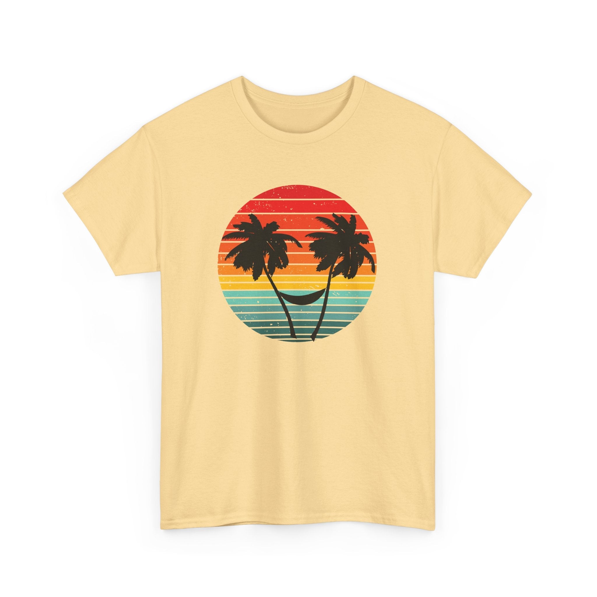 Palm Tree shirt, Beach vibes shirt, Summer tee, Retro sunset by PopCultureByDesign36