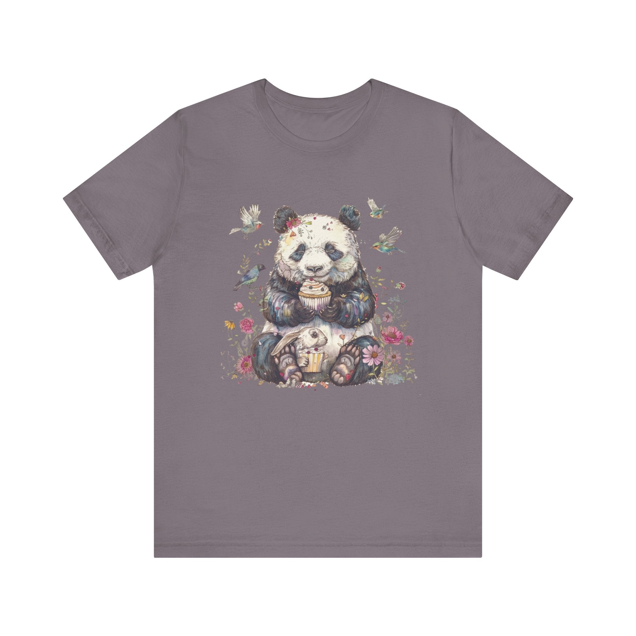 Panda Lover Shirt, Cute Panda Eating Cupcake Shirt by PopCultureByDesign36
