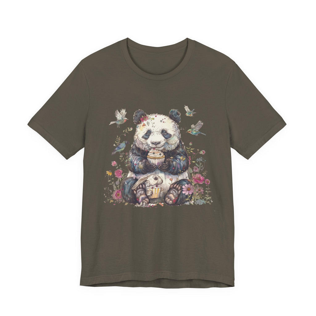 Panda Lover Shirt, Cute Panda Eating Cupcake Shirt by PopCultureByDesign36