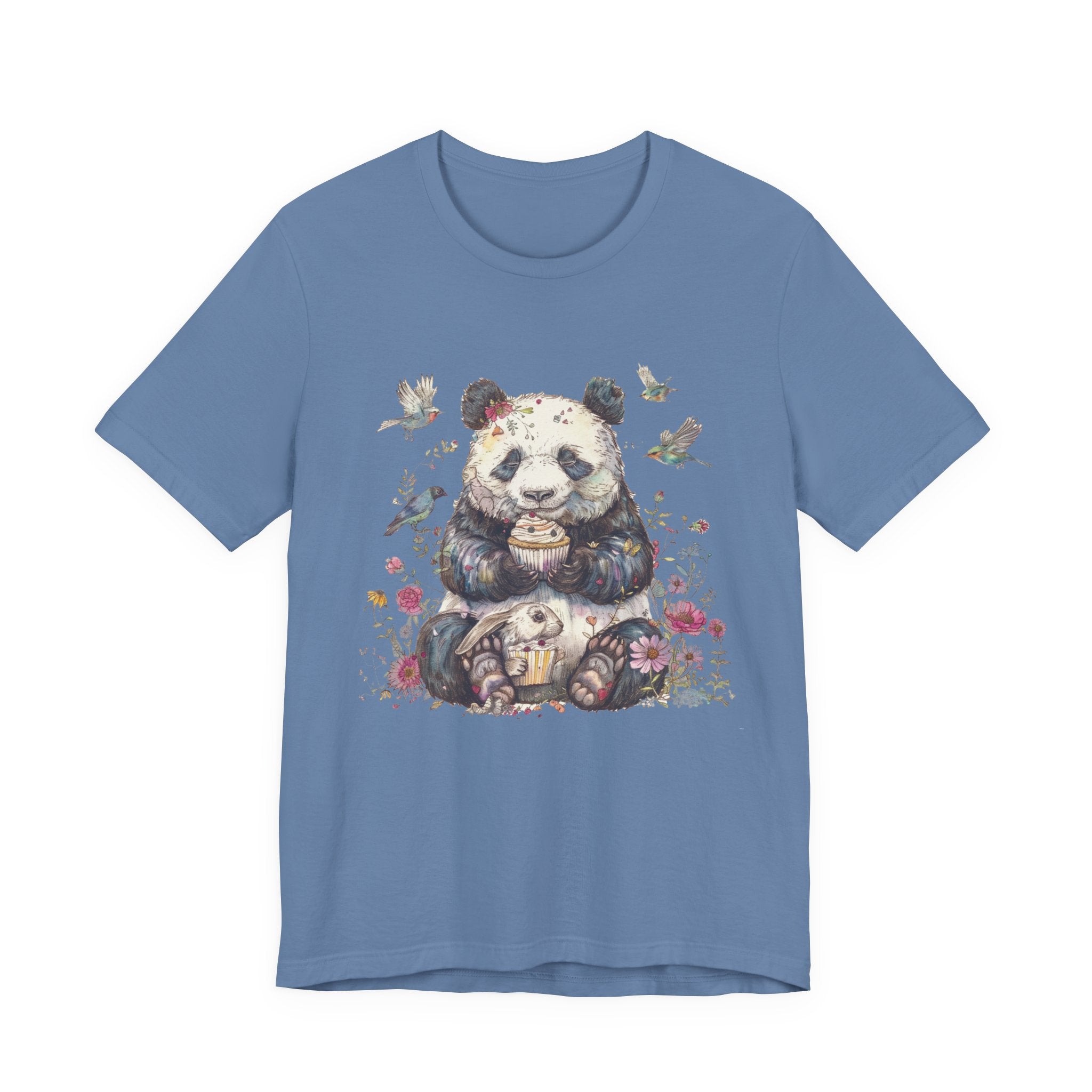 Panda Lover Shirt, Cute Panda Eating Cupcake Shirt by PopCultureByDesign36