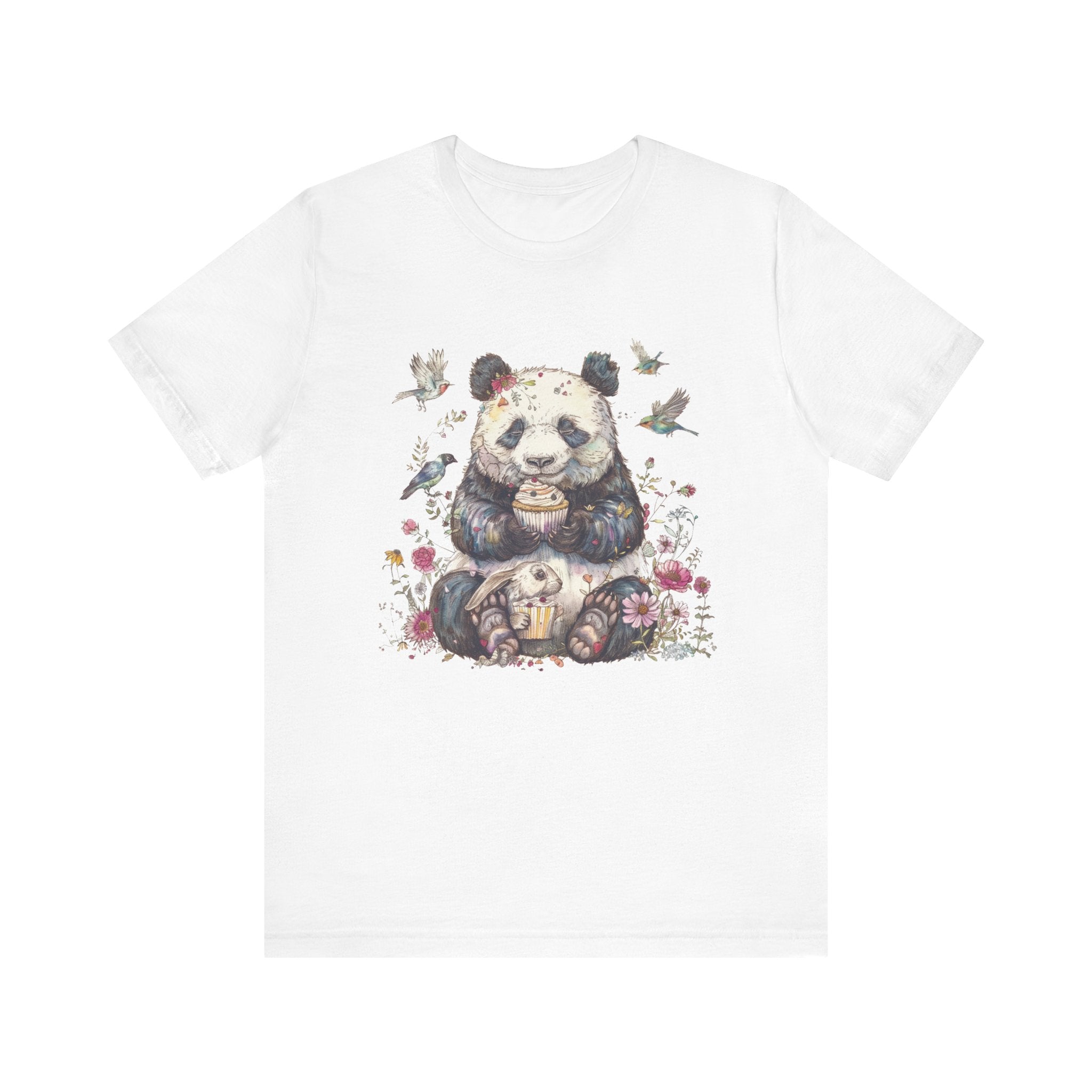Panda Lover Shirt, Cute Panda Eating Cupcake Shirt by PopCultureByDesign36