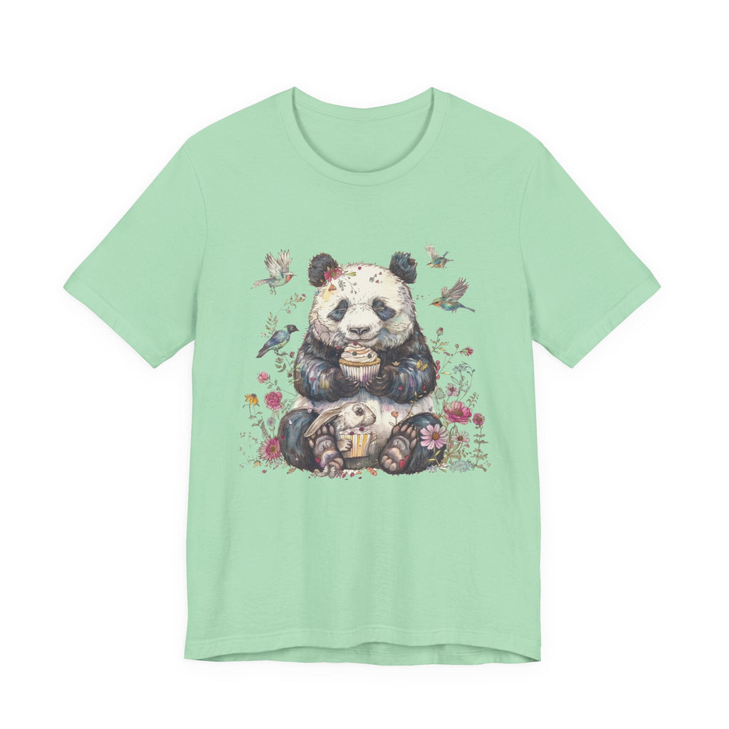 Panda Lover Shirt, Cute Panda Eating Cupcake Shirt by PopCultureByDesign36