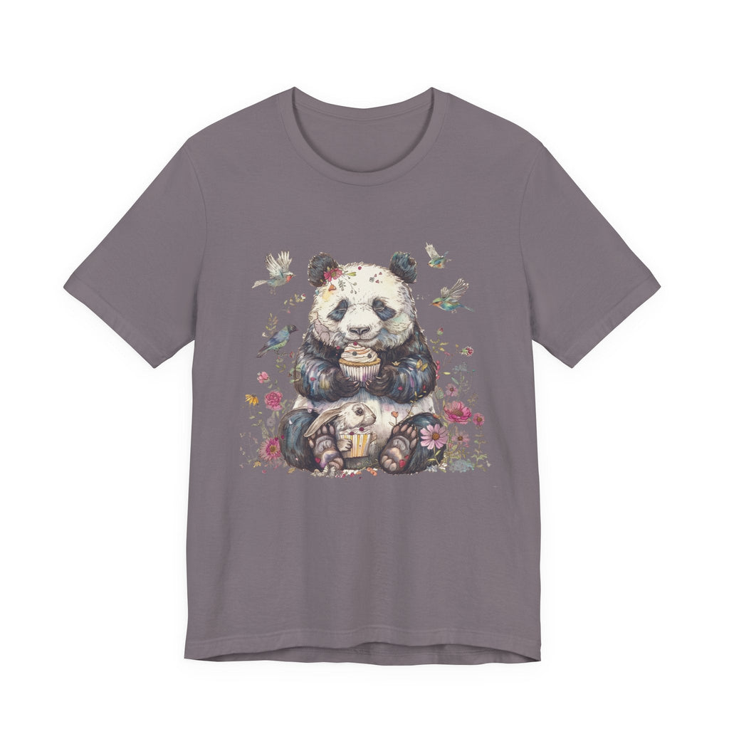 Panda Lover Shirt, Cute Panda Eating Cupcake Shirt by PopCultureByDesign36