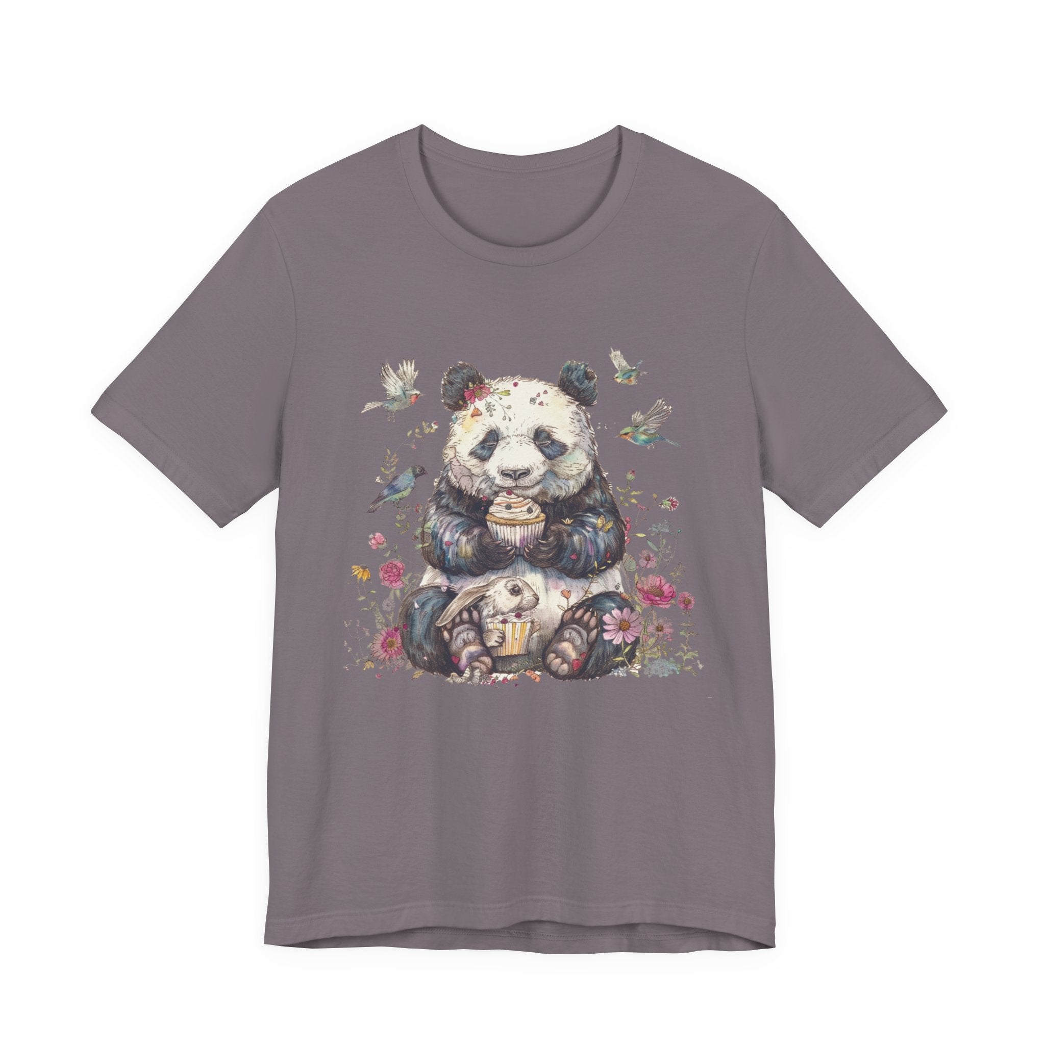 Panda Lover Shirt, Cute Panda Eating Cupcake Shirt by PopCultureByDesign36