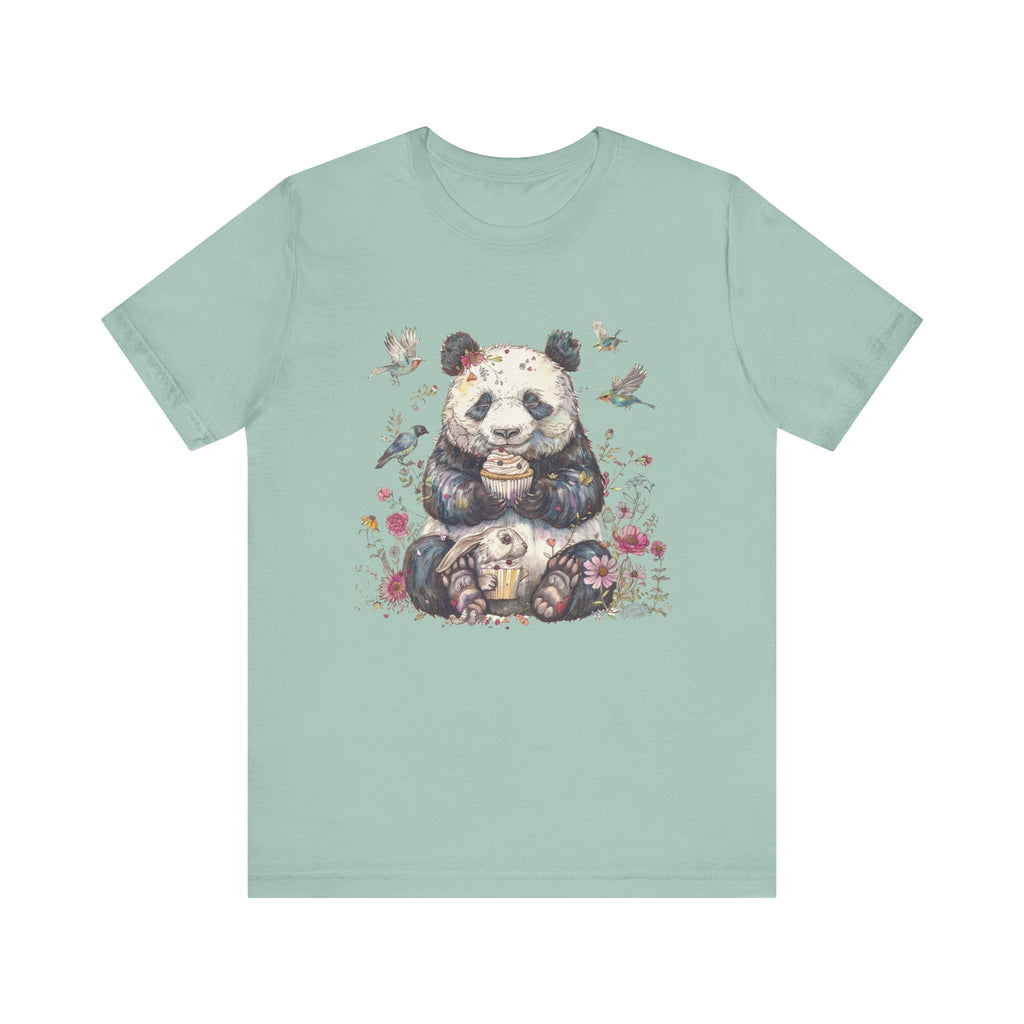 Panda Lover Shirt, Cute Panda Eating Cupcake Shirt by PopCultureByDesign36