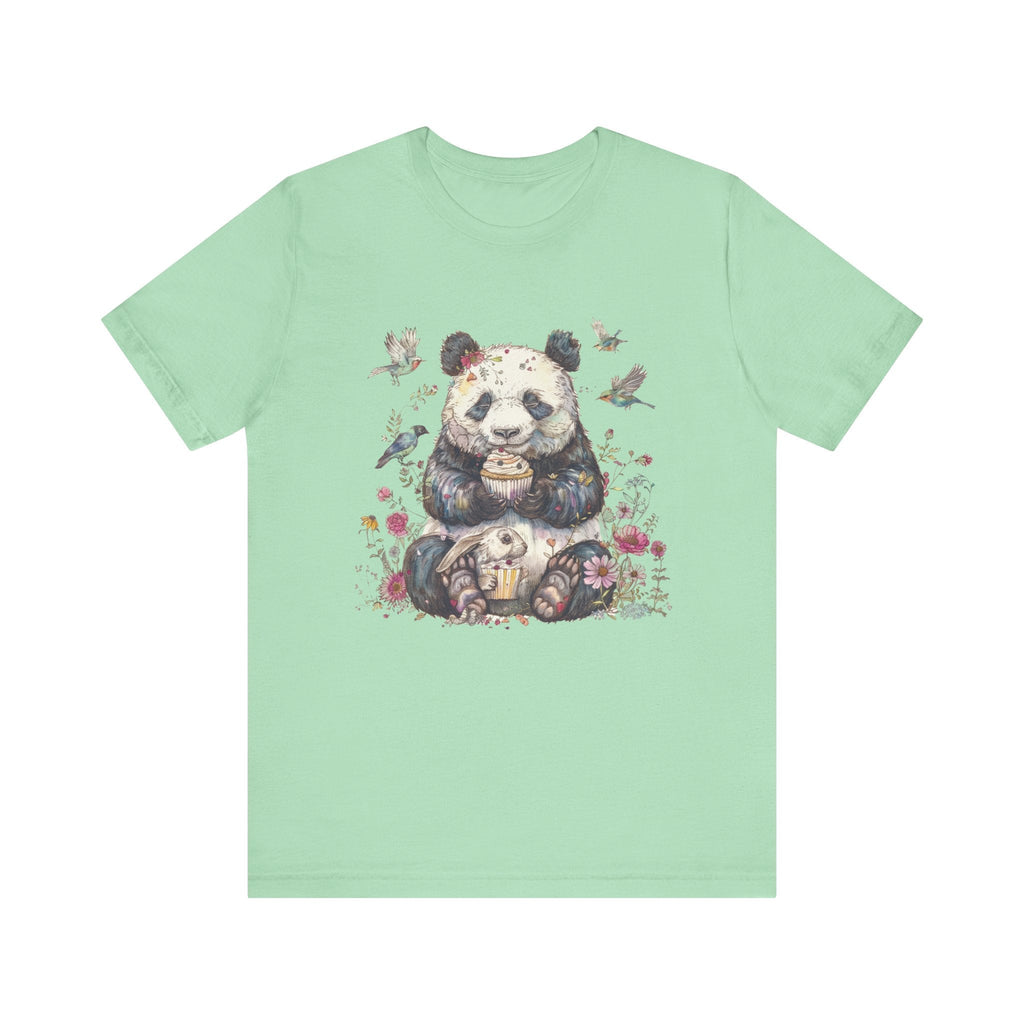 Panda Lover Shirt, Cute Panda Eating Cupcake Shirt by PopCultureByDesign36