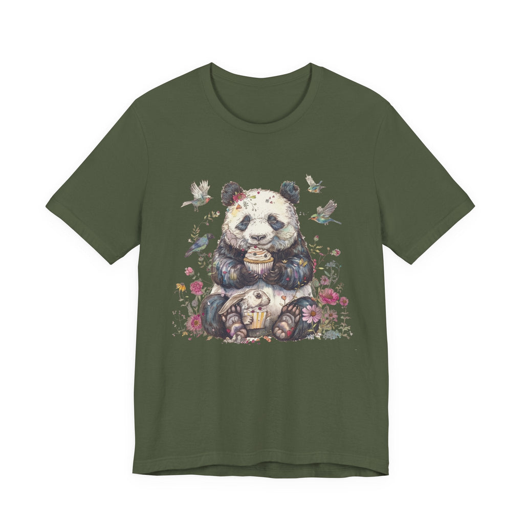 Panda Lover Shirt, Cute Panda Eating Cupcake Shirt by PopCultureByDesign36