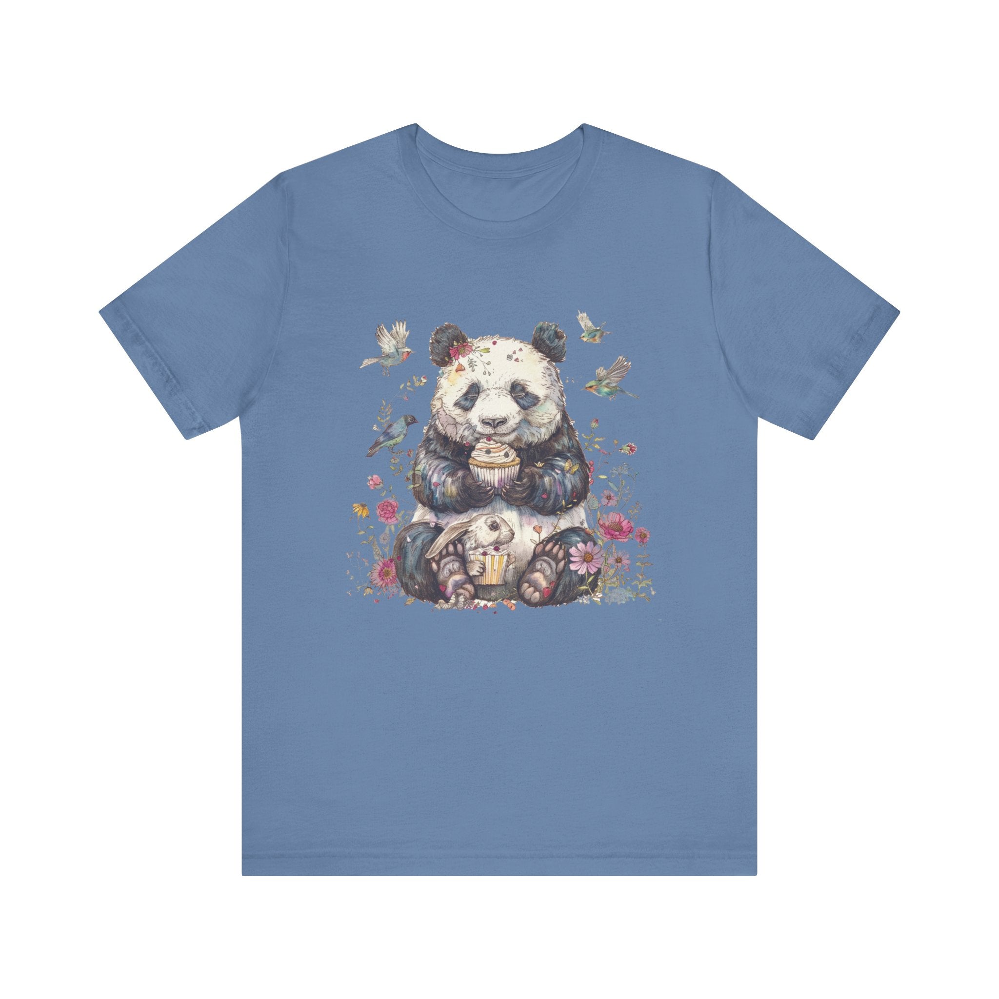 Panda Lover Shirt, Cute Panda Eating Cupcake Shirt by PopCultureByDesign36