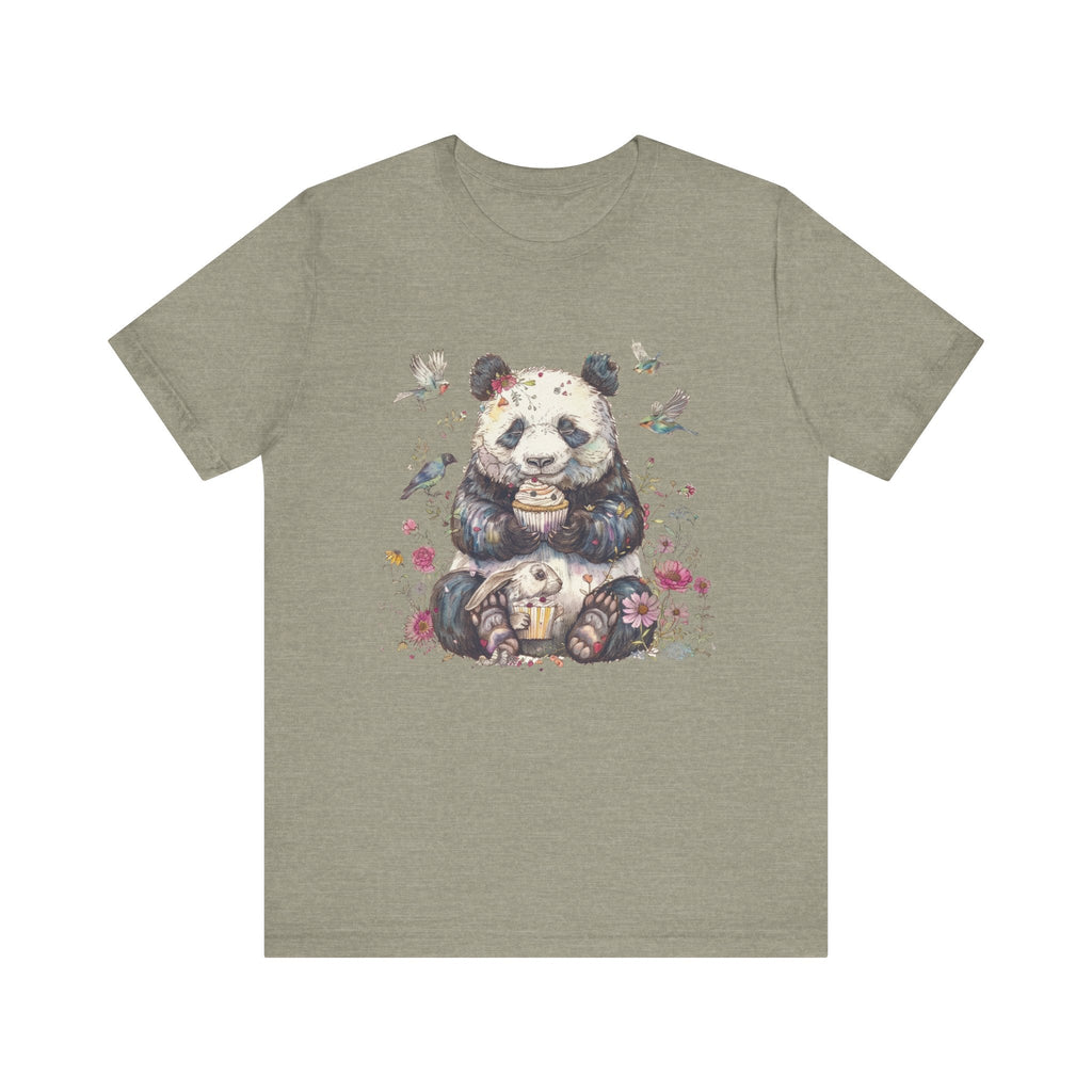 Panda Lover Shirt, Cute Panda Eating Cupcake Shirt by PopCultureByDesign36