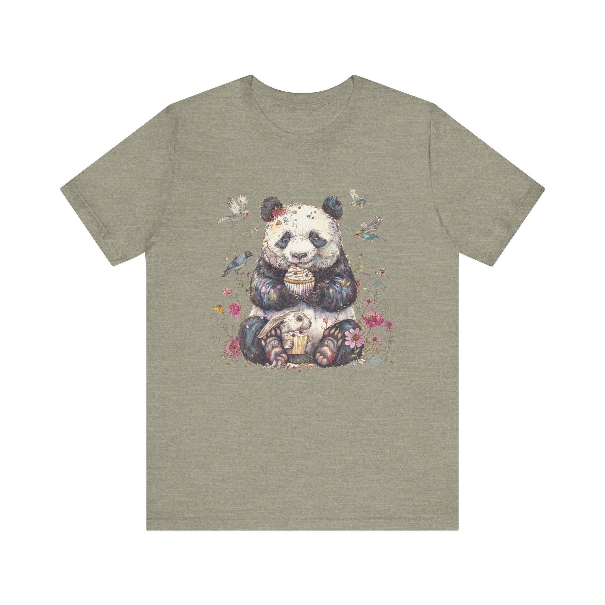 Panda Lover Shirt, Cute Panda Eating Cupcake Shirt - Popbydesign