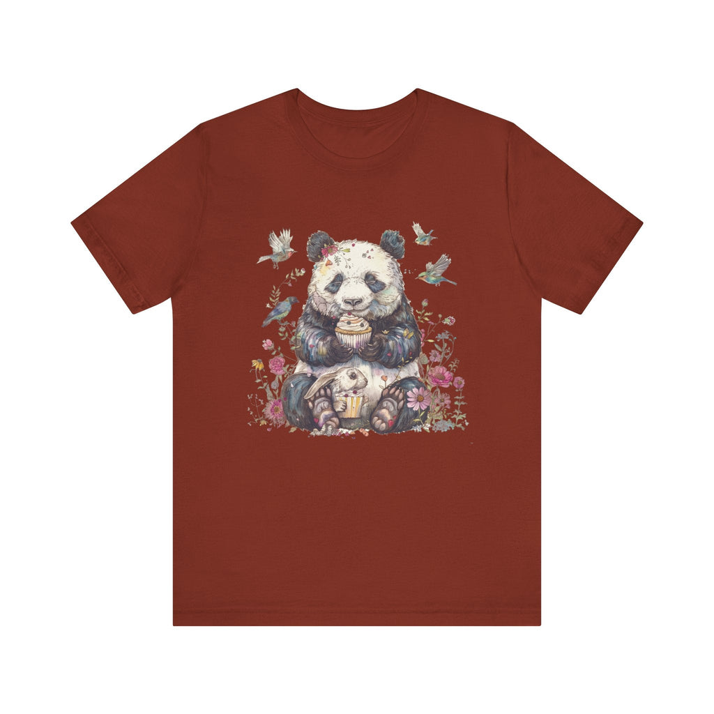 Panda Lover Shirt, Cute Panda Eating Cupcake Shirt by PopCultureByDesign36