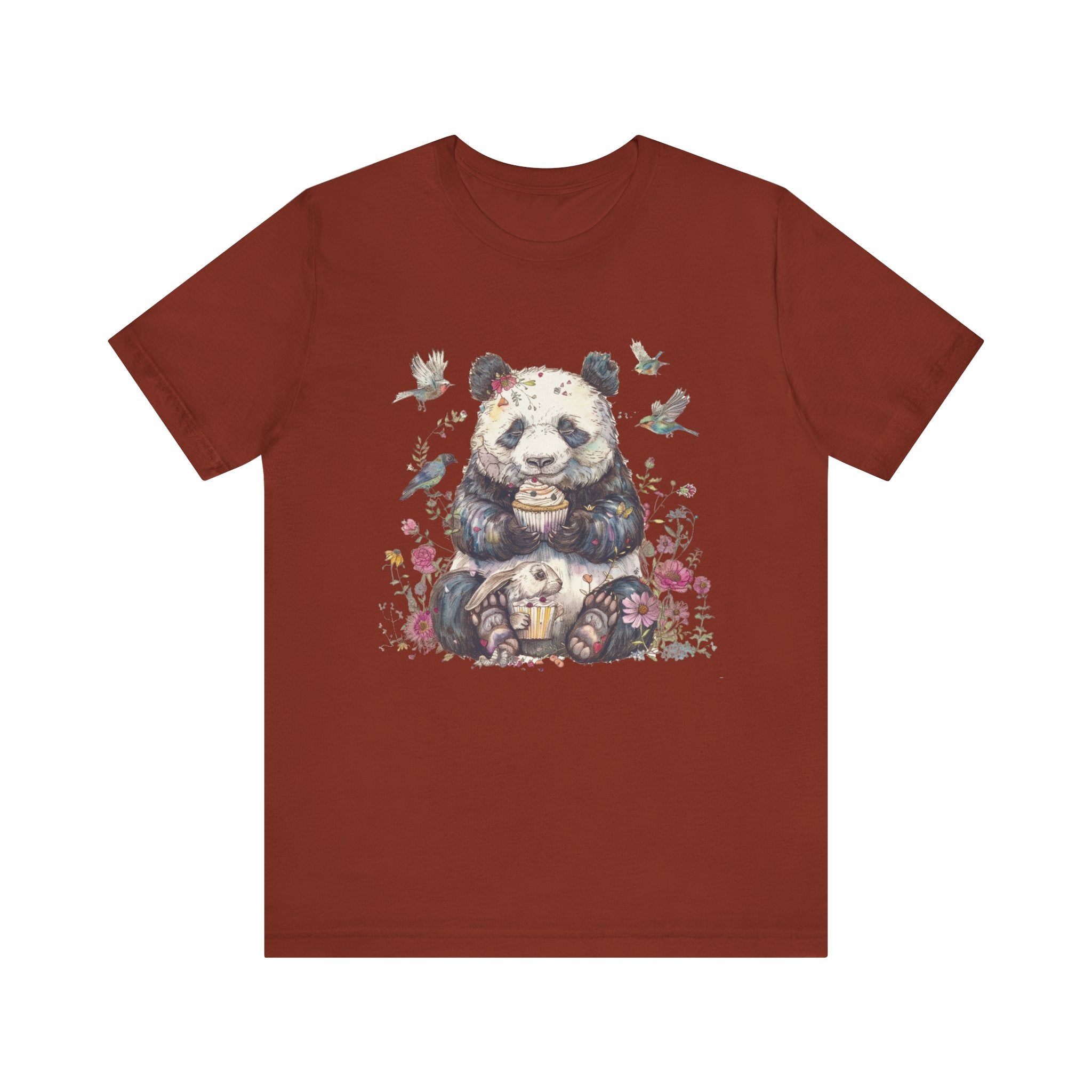 Panda Lover Shirt, Cute Panda Eating Cupcake Shirt by PopCultureByDesign36