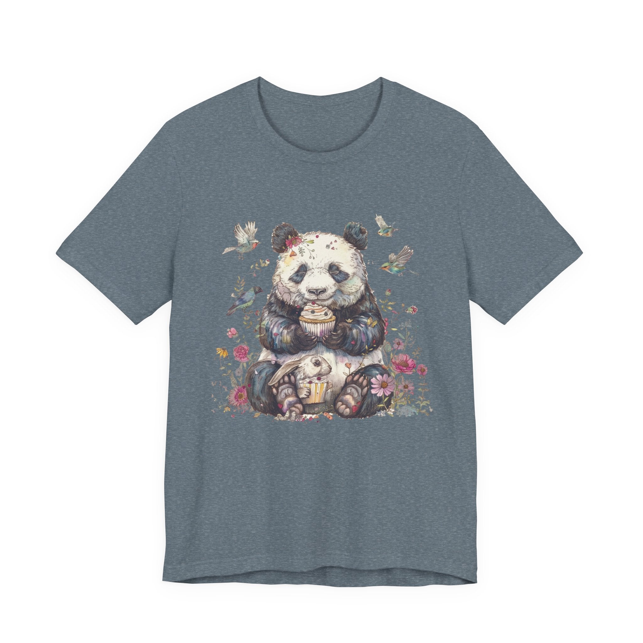 Panda Lover Shirt, Cute Panda Eating Cupcake Shirt by PopCultureByDesign36