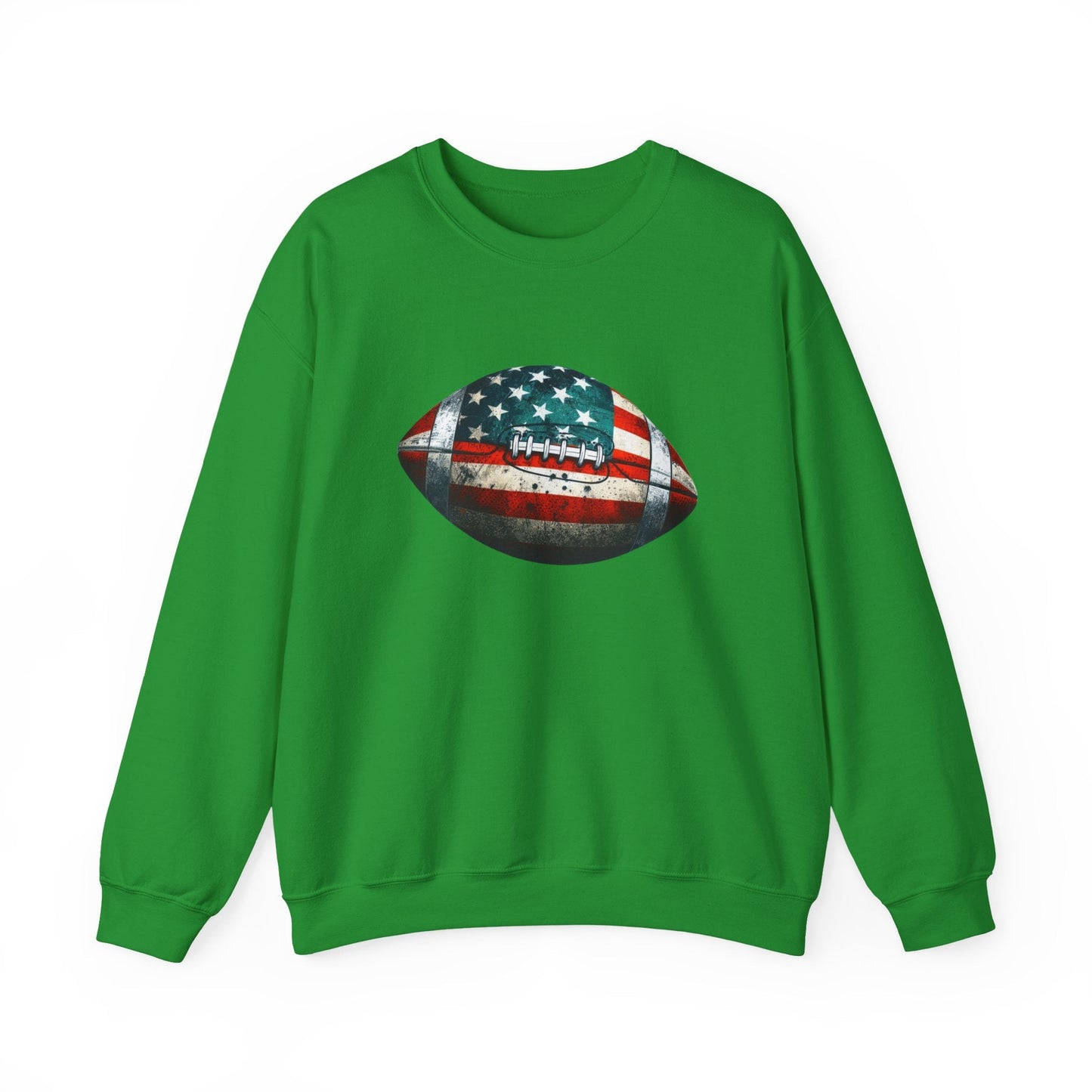 Patriotic Football Sweatshirt, Gameday Sweatshirt, Football - Popbydesign