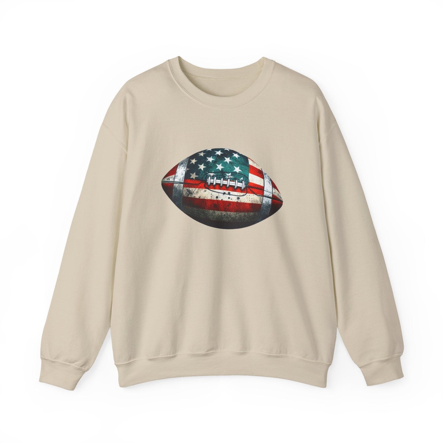 Patriotic Football Sweatshirt, Gameday Sweatshirt, Football - Popbydesign