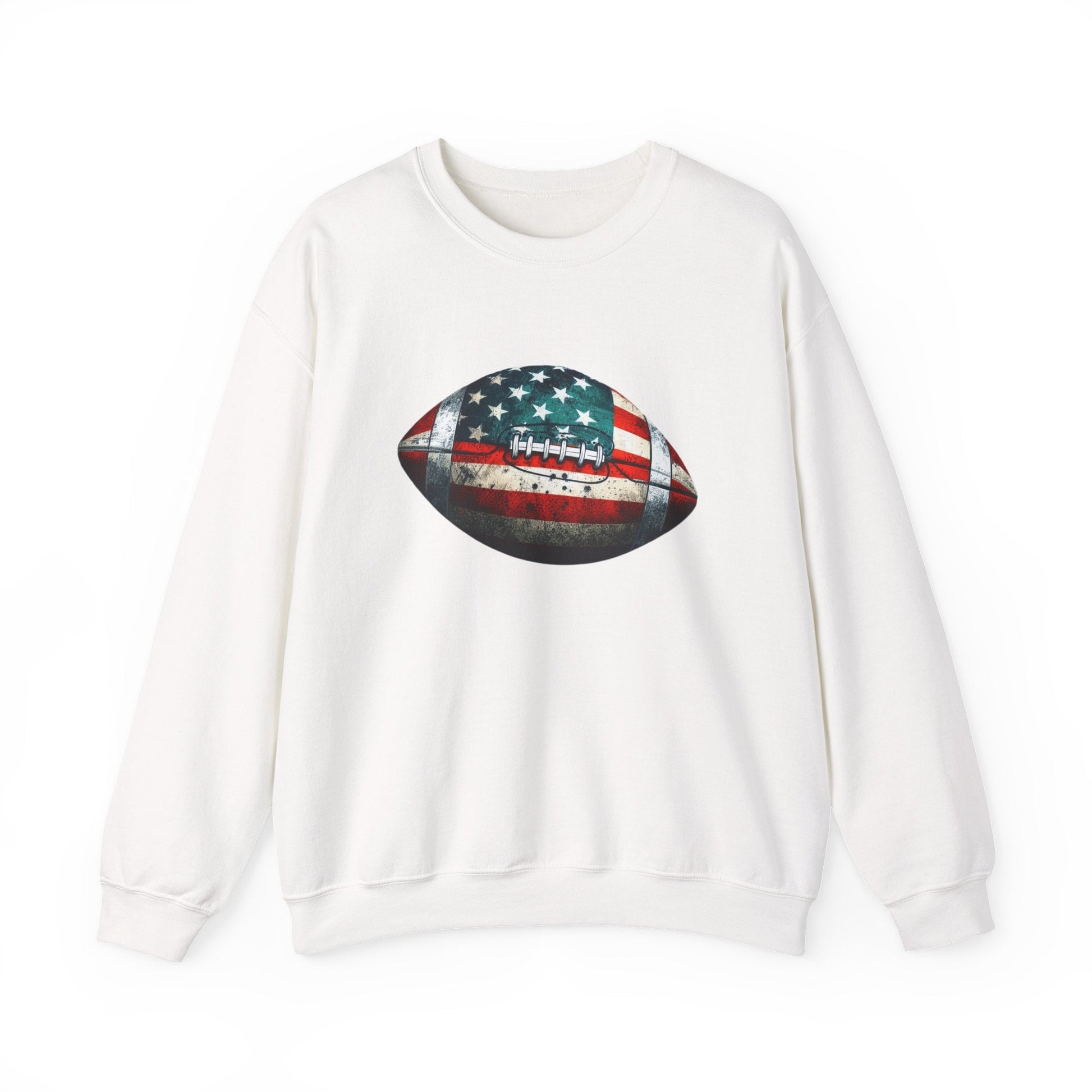 Patriotic Football Sweatshirt, Gameday Sweatshirt, Football - Popbydesign
