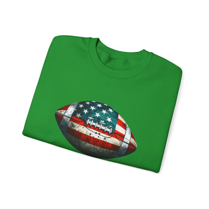 Patriotic Football Sweatshirt, Gameday Sweatshirt, Football - Popbydesign