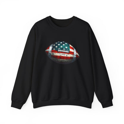Patriotic Football Sweatshirt, Gameday Sweatshirt, Football - Popbydesign