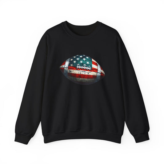 Patriotic Football Sweatshirt, Gameday Sweatshirt, Football - Popbydesign