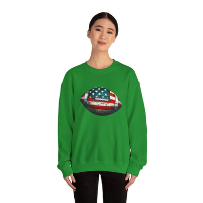 Patriotic Football Sweatshirt, Gameday Sweatshirt, Football - Popbydesign
