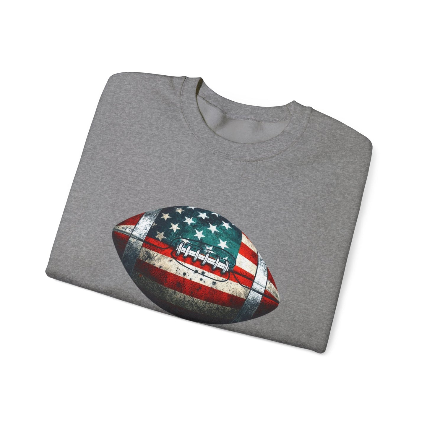 Patriotic Football Sweatshirt, Gameday Sweatshirt, Football - Popbydesign