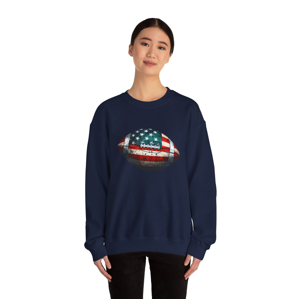 Patriotic Football Sweatshirt, Gameday Sweatshirt, Football by PopCultureByDesign36
