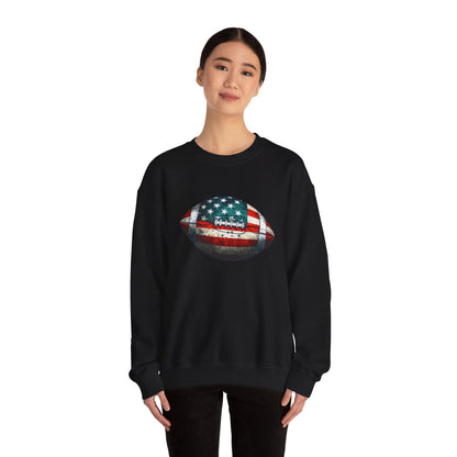 Patriotic Football Sweatshirt, Gameday Sweatshirt, Football - Popbydesign