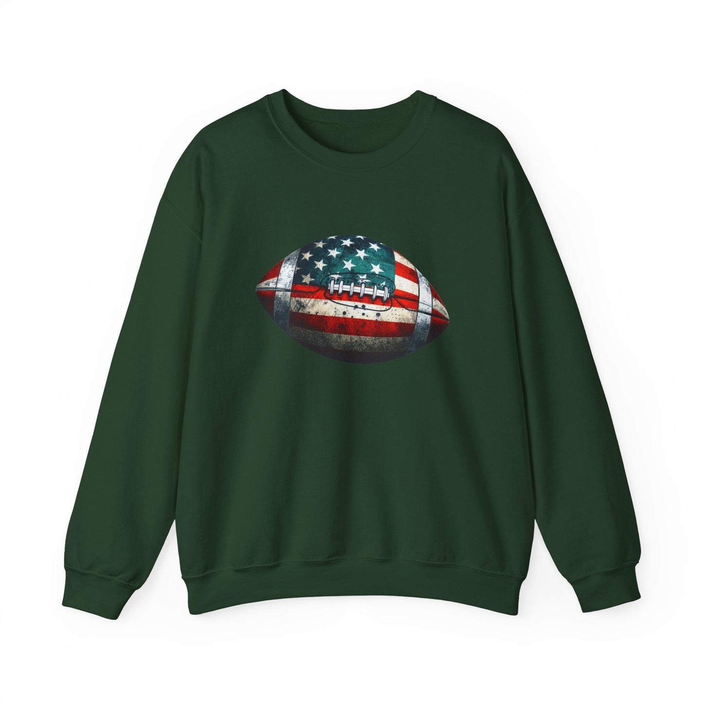 Patriotic Football Sweatshirt, Gameday Sweatshirt, Football - Popbydesign