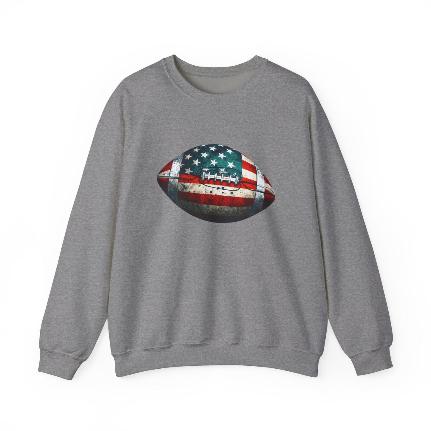 Patriotic Football Sweatshirt, Gameday Sweatshirt, Football - Popbydesign