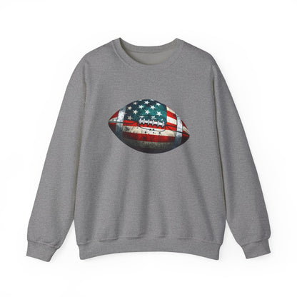 Patriotic Football Sweatshirt, Gameday Sweatshirt, Football - Popbydesign