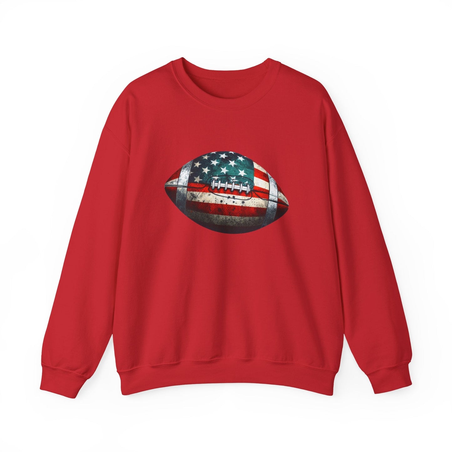 Patriotic Football Sweatshirt, Gameday Sweatshirt, Football - Popbydesign