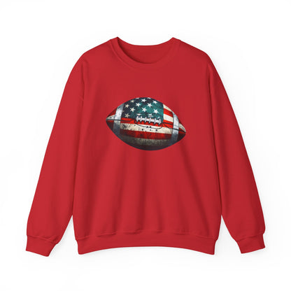 Patriotic Football Sweatshirt, Gameday Sweatshirt, Football - Popbydesign