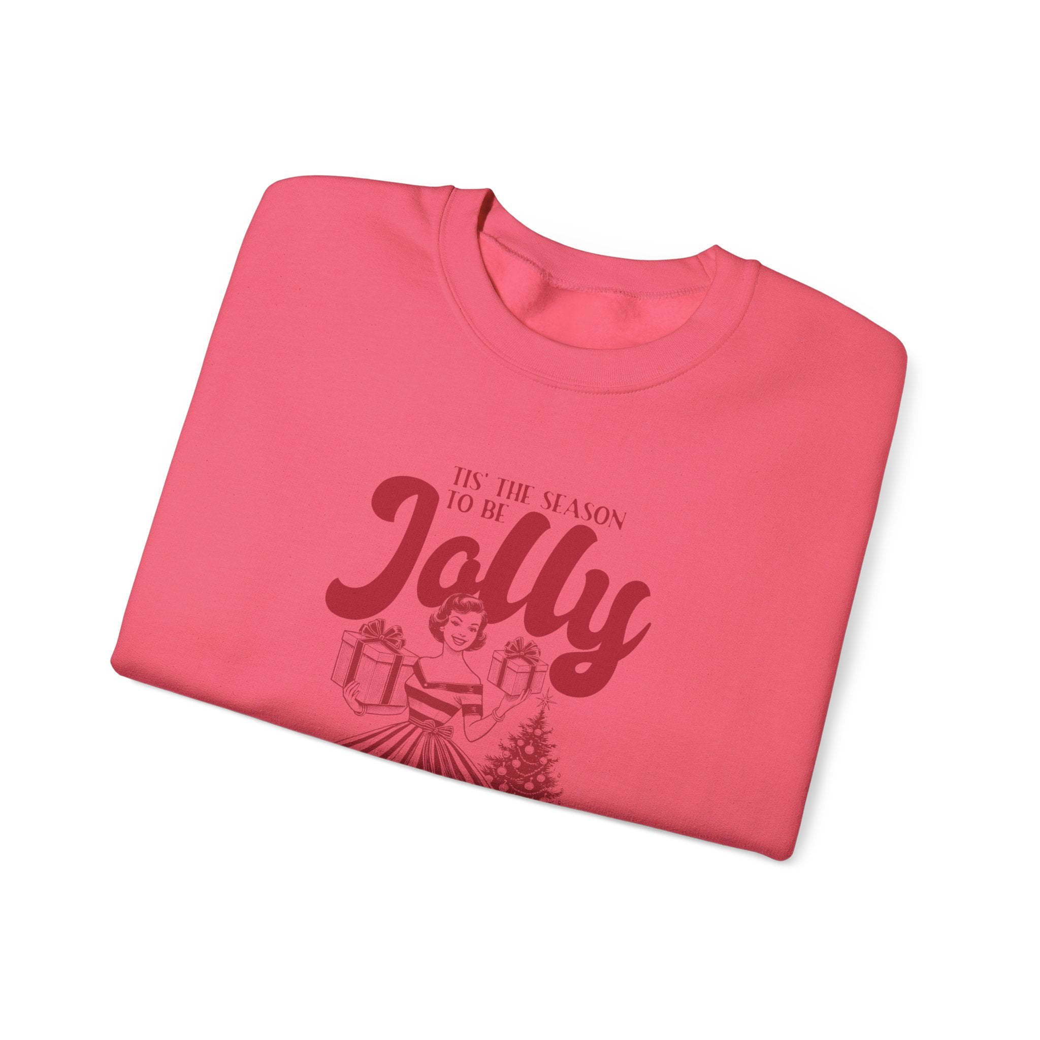 Pin Up Girl Christmas, Christmas Jolly, Christmas Sweatshirt by PopCultureByDesign36