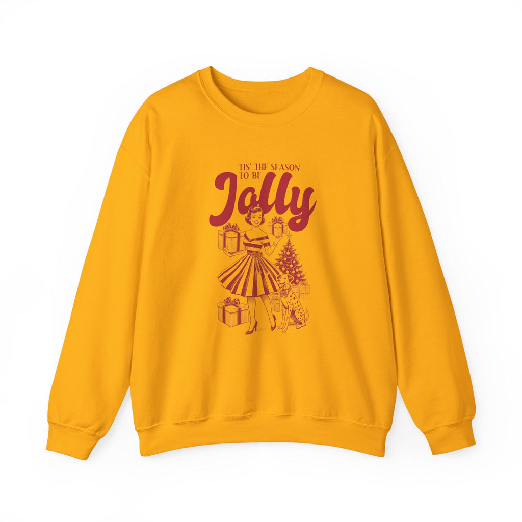 Pin Up Girl Christmas, Christmas Jolly, Christmas Sweatshirt by PopCultureByDesign36
