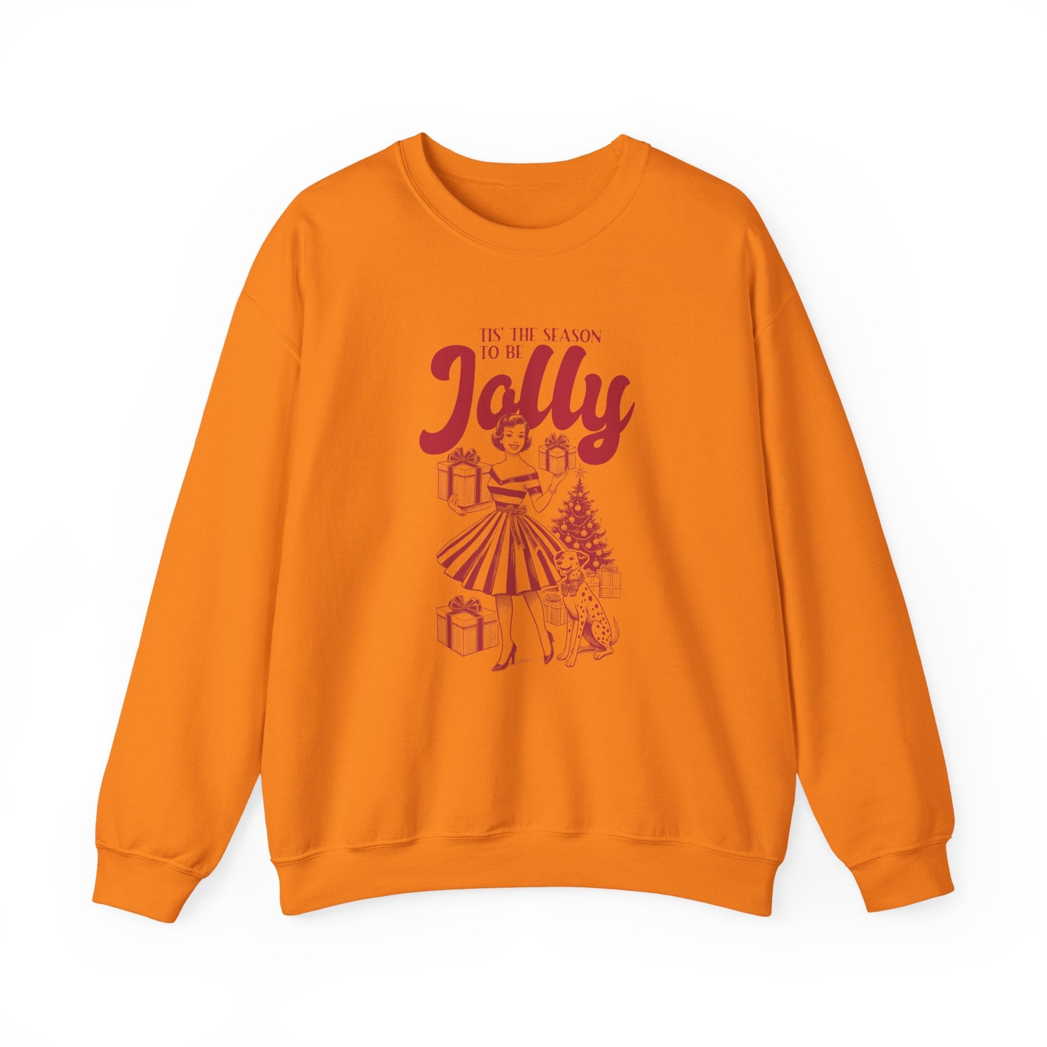Pin Up Girl Christmas, Christmas Jolly, Christmas Sweatshirt by PopCultureByDesign36