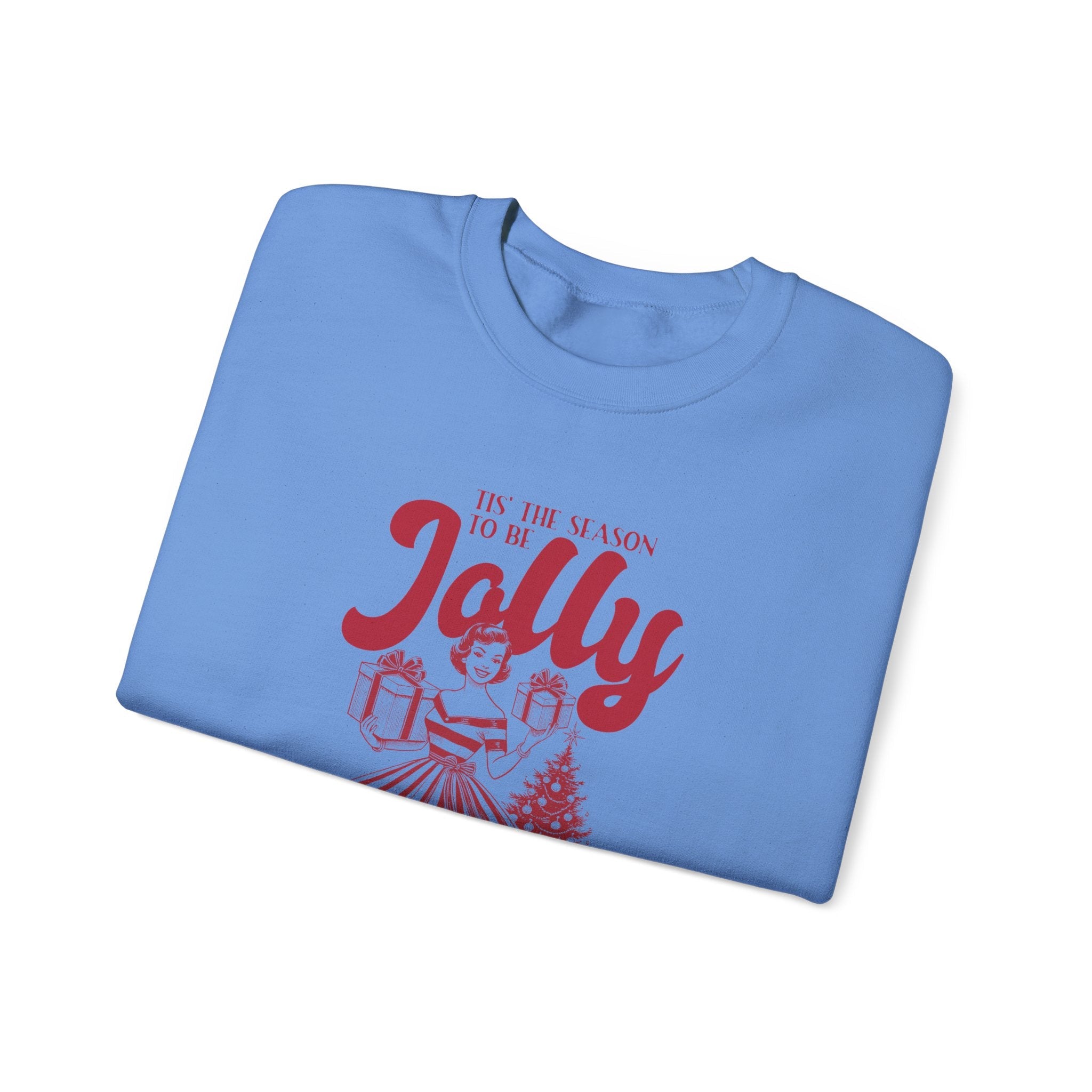 Pin Up Girl Christmas, Christmas Jolly, Christmas Sweatshirt by PopCultureByDesign36