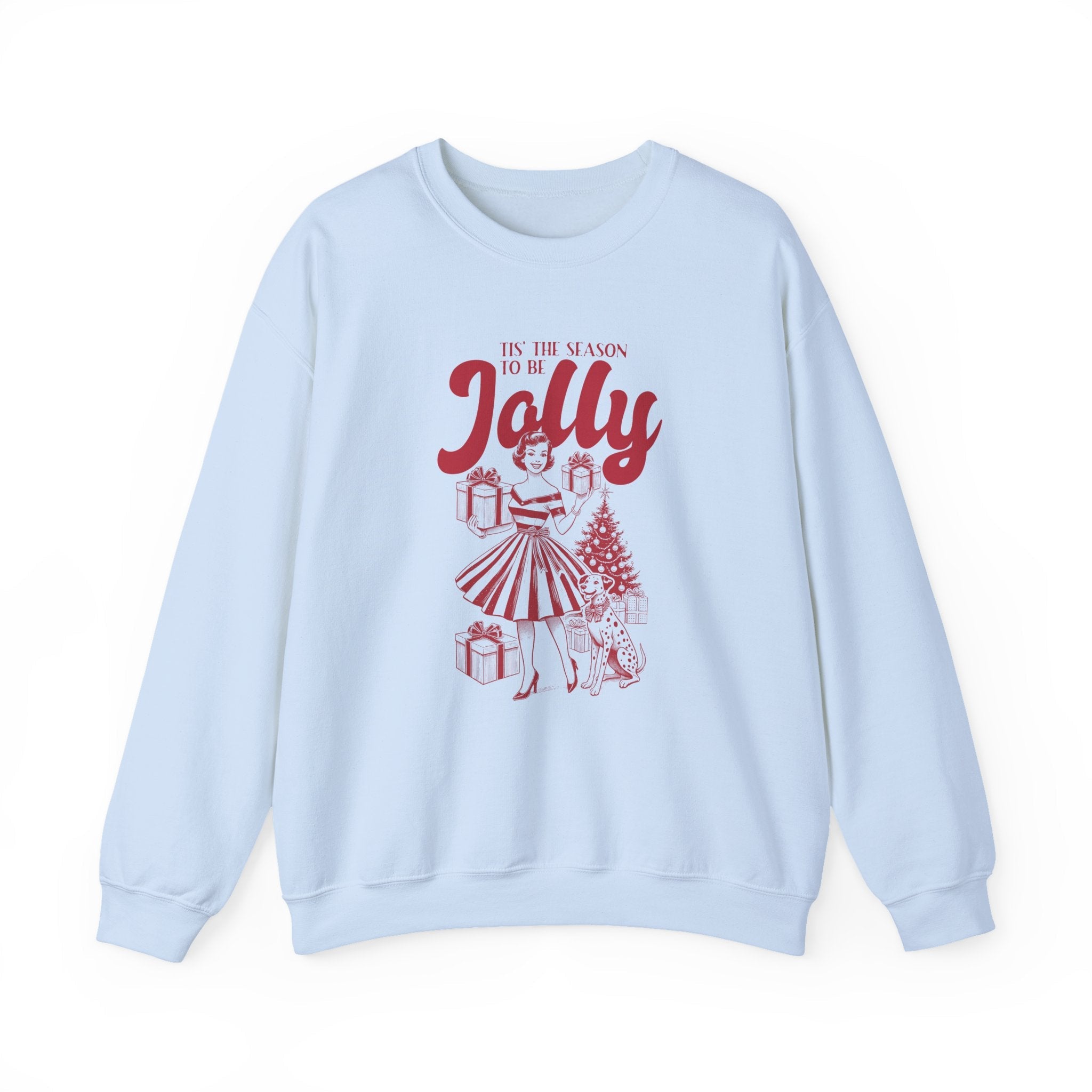 Pin Up Girl Christmas, Christmas Jolly, Christmas Sweatshirt by PopCultureByDesign36