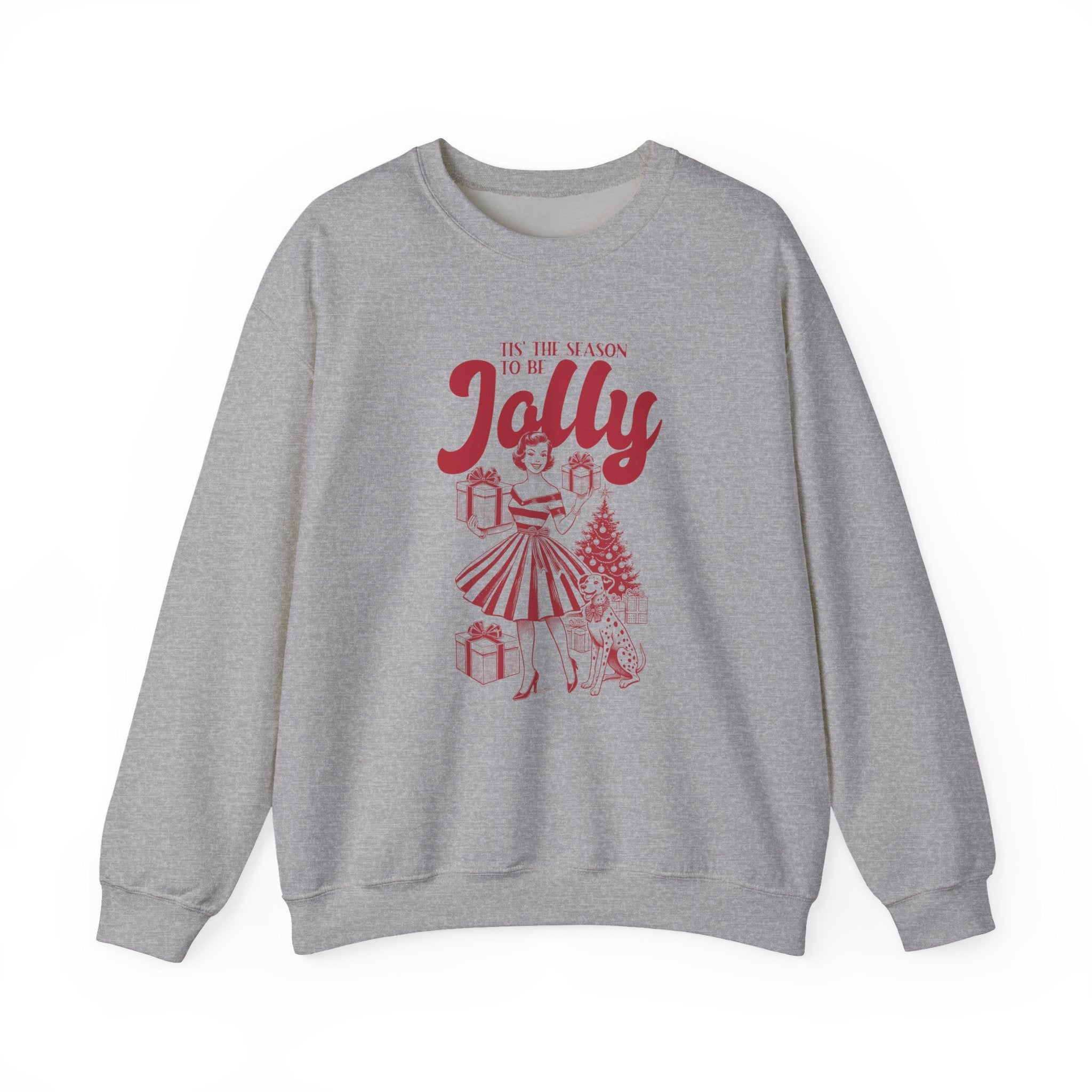 Pin Up Girl Christmas, Christmas Jolly, Christmas Sweatshirt by PopCultureByDesign36