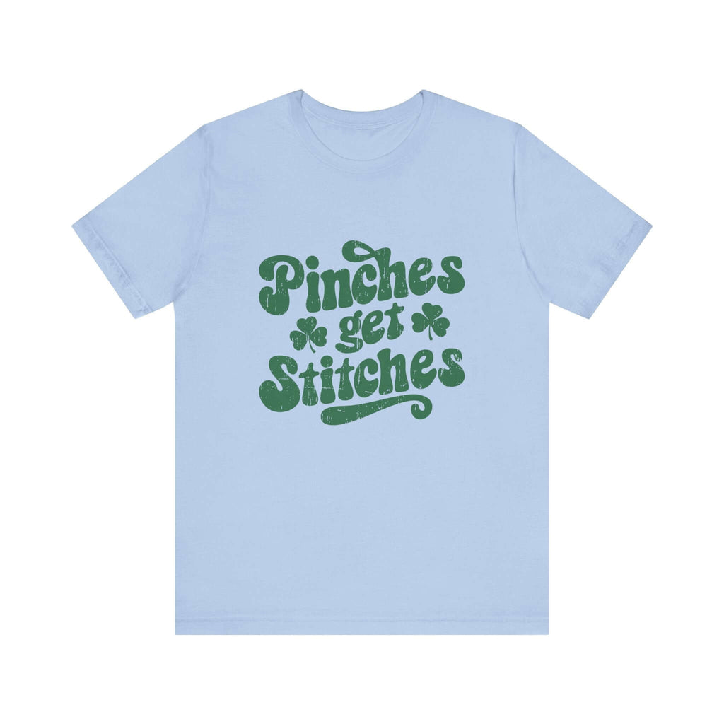 Pinches Get Stitches Shirt, Shamrock Shirt, St Patrick's Day Shirt by PopCultureByDesign36